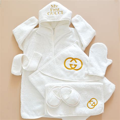 my first gucci baby bademantel